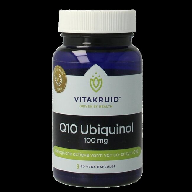 Co-enzym Q10 Ubiquinol actieve vorm Kaneka 100 mg 60 Vegetarische capsules