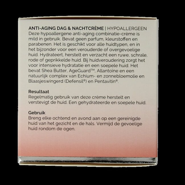 Anti-aging hypoallergeen dag en nachtcreme  50 Milliliter