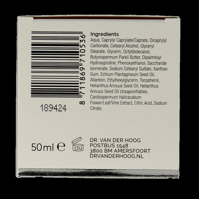 Crème de jour et de nuit anti-âge hypoallergénique 50 ml