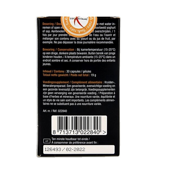 Glycémie 30 Gélules