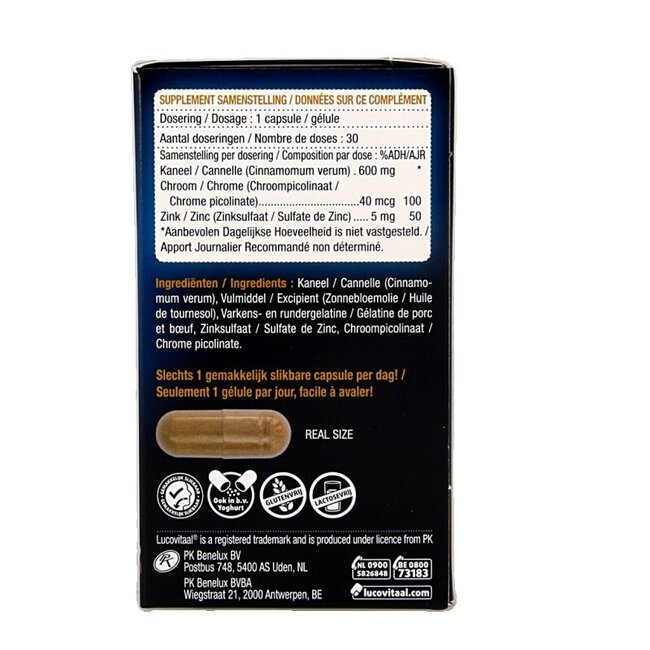 Bloedsuikerspiegel 30 Capsules