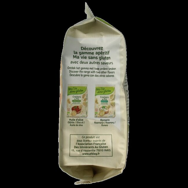 Rijstcrackers sweet chili glutenvrij bio 40 Gram