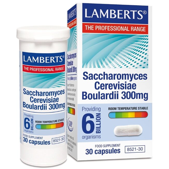 Saccharomyces boulardii 300mg 30 Capsules