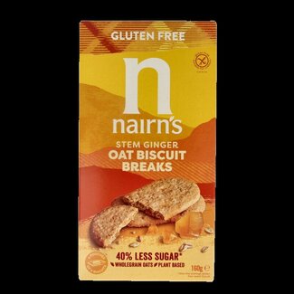 Nairns Biscuit breaks ginger 160 Gram
