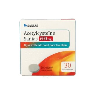 Sanias Acétylcystéine 600 mg 30 comprimés effervescents