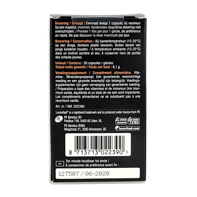 Vision nette et équilibre hydrique 30 gélules