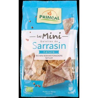 Primeal Mini boekweitcrackers naturel bio 100 Gram