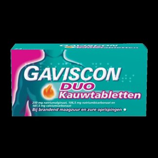 Gaviscon Duo tabletten 24 Kauwtabletten
