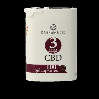 Cannamedic CBD Capsules  3mg 100 Capsules