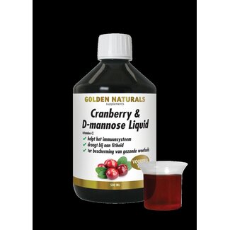 Golden Naturals Cranberry & D-Mannose liquid 500 Milliliter