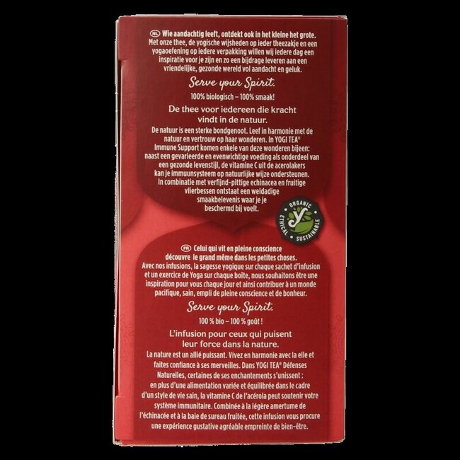 Soutien immunitaire bio 17 sachets