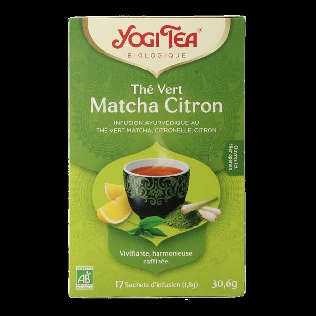 Green tea matcha lemon bio 17 Zakjes