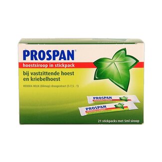 Prospan Hedera helix stickpack 5 ml 21 Stuks