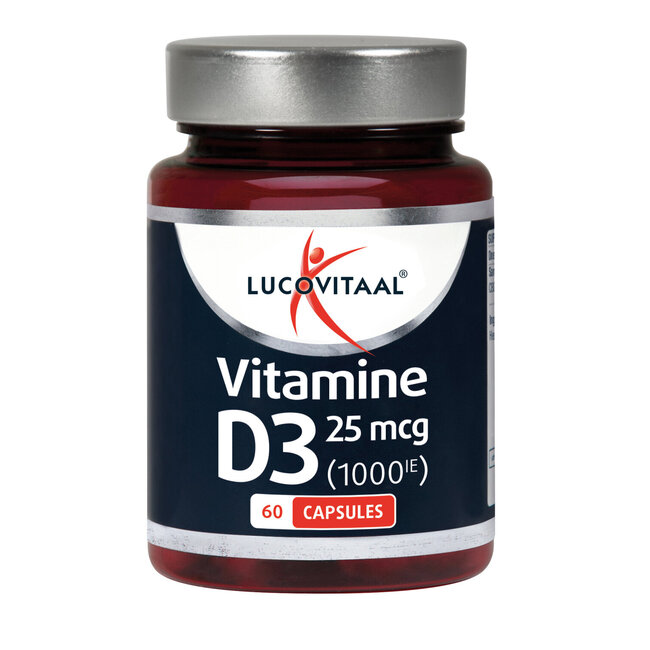 Vitamine D3 25 mcg 60 capsules