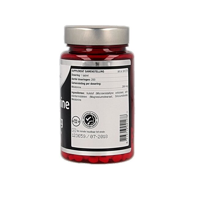 Melatonine puur 0.299mg 200 Tabletten