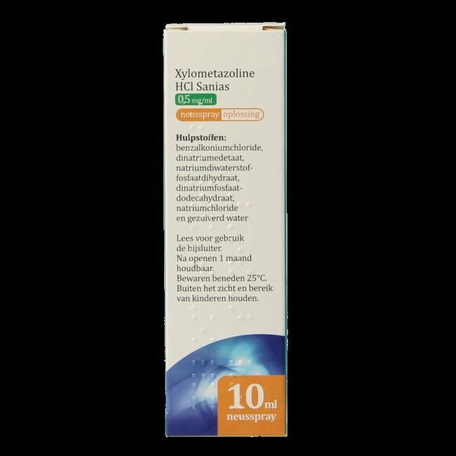 Xylometazoline HCI 0.50mg spray 10 Milliliter