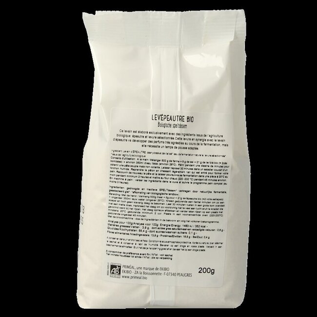 Levain de farine d'épeautre bio 200 grammes