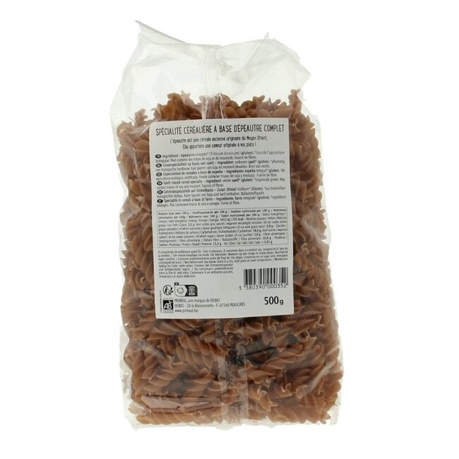 Fusilli d'épeautre complet bio 500 g