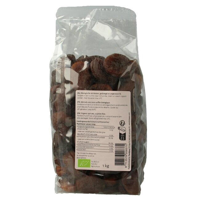 RAW abrikozen ongezwaveld bio 1 Kilogram