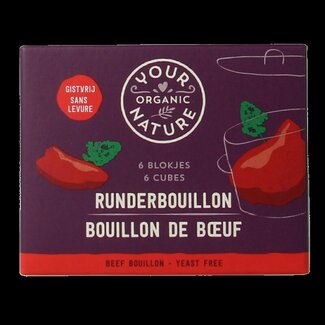 Your Organic Nature Bouillon de bœuf clair sans levure bio 66 g