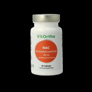 VitOrtho NAC N-Acetyl cysteine 500mg 60 Vegetarische capsules