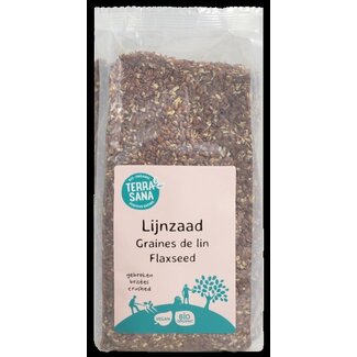 TerraSana RAW lijnzaad gebroken bio 400 Gram