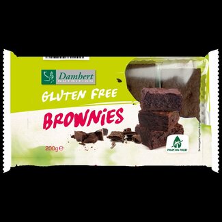 Damhert Brownies glutenvrij 190 Gram