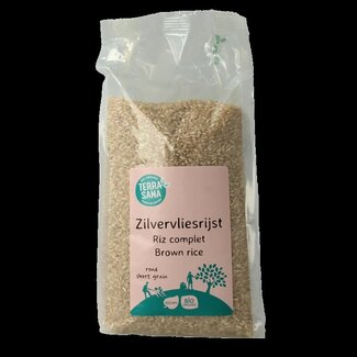 TerraSana Zilvervliesrijst rond bio 1 Kilogram