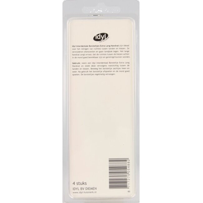 Interdentaal borstel XL handvat 1.9mm 4 Stuks