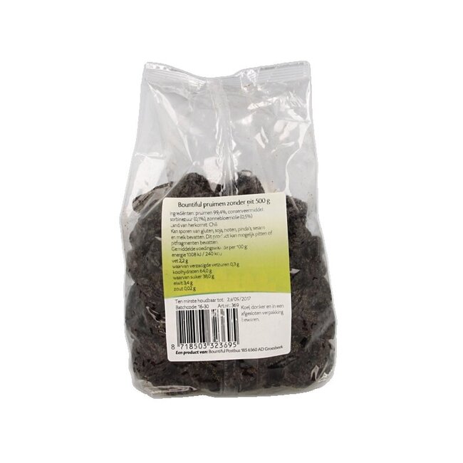 Pruimen zonder pit 500 Gram
