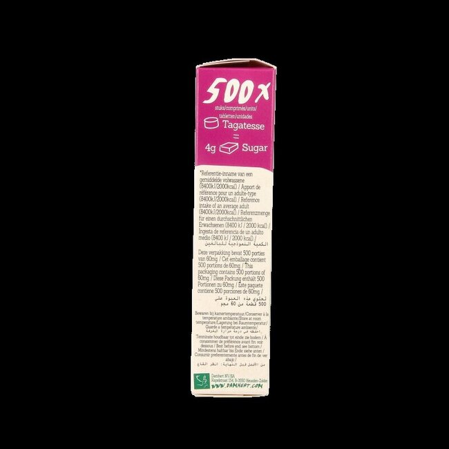 Tagatesse dispenser navul 2 x 250 stuks 500 Stuks