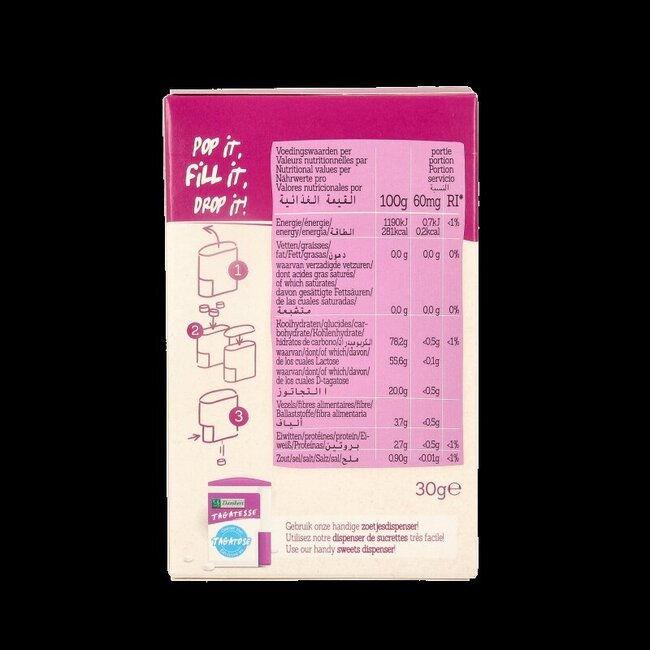 Tagatesse dispenser navul 2 x 250 stuks 500 Stuks