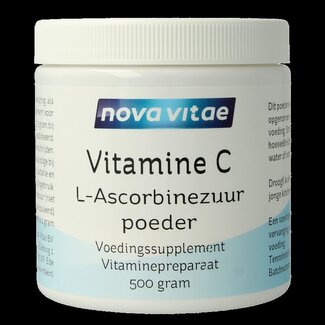 Nova Vitae Vitamine C acide ascorbique en poudre 500 g