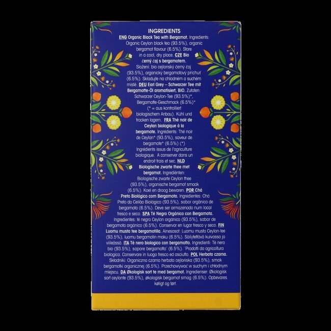 Earl grey bio 20 Zakjes