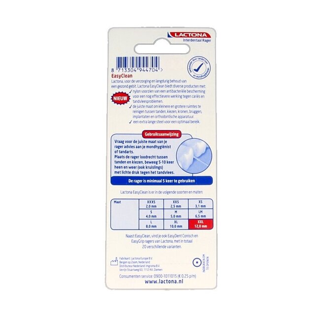 Easyclean XXL 12,0 mm 8 pièces