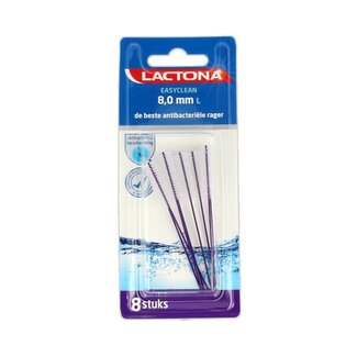 Lactona Easyclean L 8,0 mm 8 Pièces