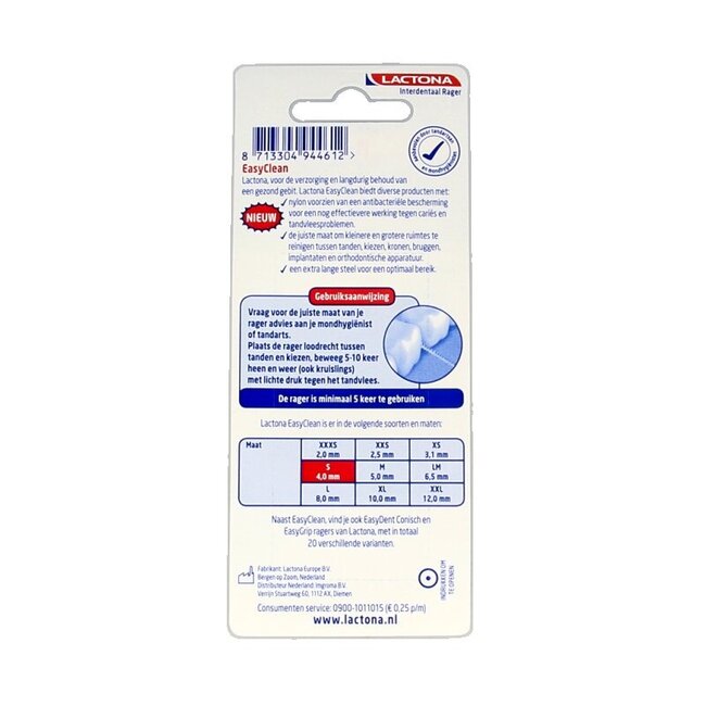 Easyclean S 4.0mm 8 Stuks