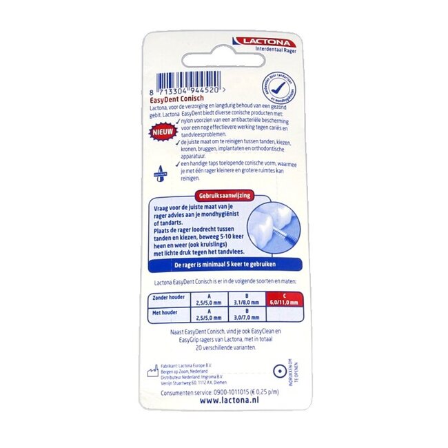 Easydent C 6-11 mm 8 pièces