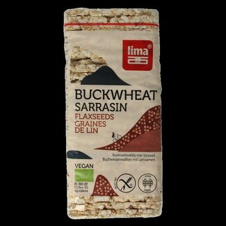 Lima Galettes de sarrasin aux graines de lin bio 130 g