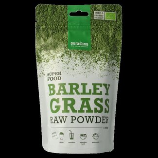 Purasana Poudre d'herbe d'orge vegan bio 200 g