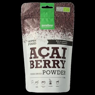 Purasana Acai bessen poeder vegan bio 100 Gram