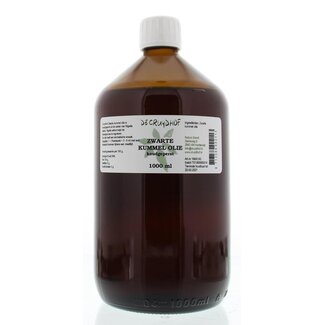Cruydhof Zwarte kummel olie koudgeperst 1 Liter