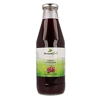 Bountiful Jus de canneberge sucré bio 750 ml
