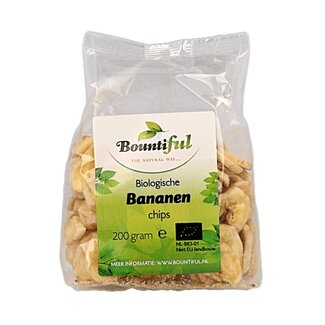 Bountiful Chips de bananes bio 200 g
