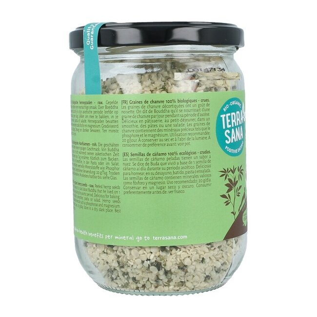 Graines de chanvre décortiquées RAW bio 275 g