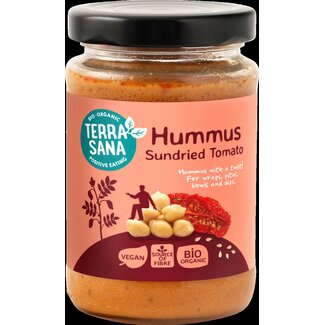 TerraSana Houmous aux tomates séchées bio 190 g