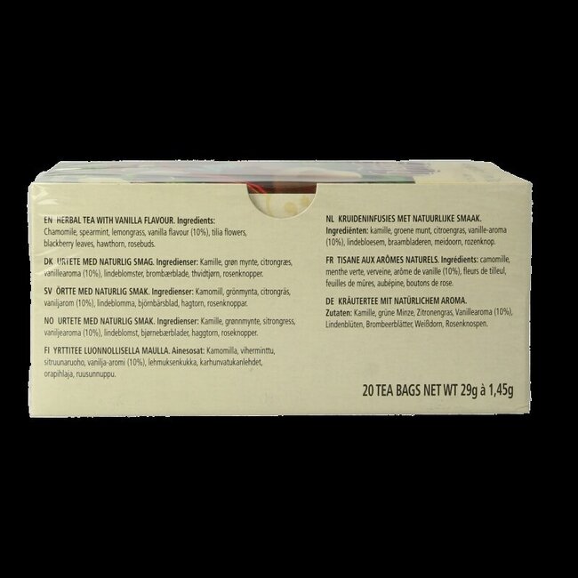 Sleepytime vanille 20 Zakjes