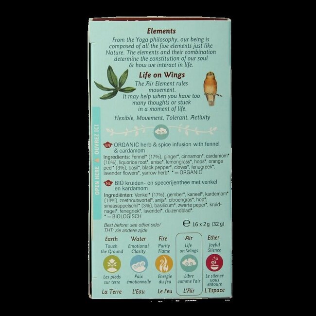 Air life on wings bio 16 sachets