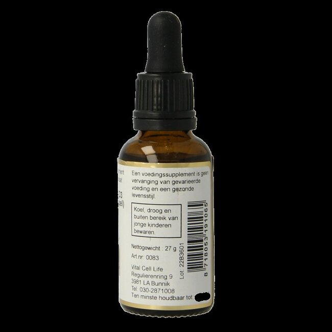 Vitamine D3 25 mcg en gouttes 30 ml