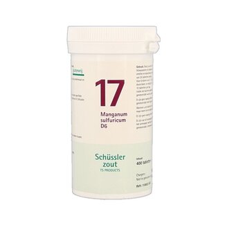 Pflüger Manganum sulfuricum 17 D6 Schussler 400 comprimés